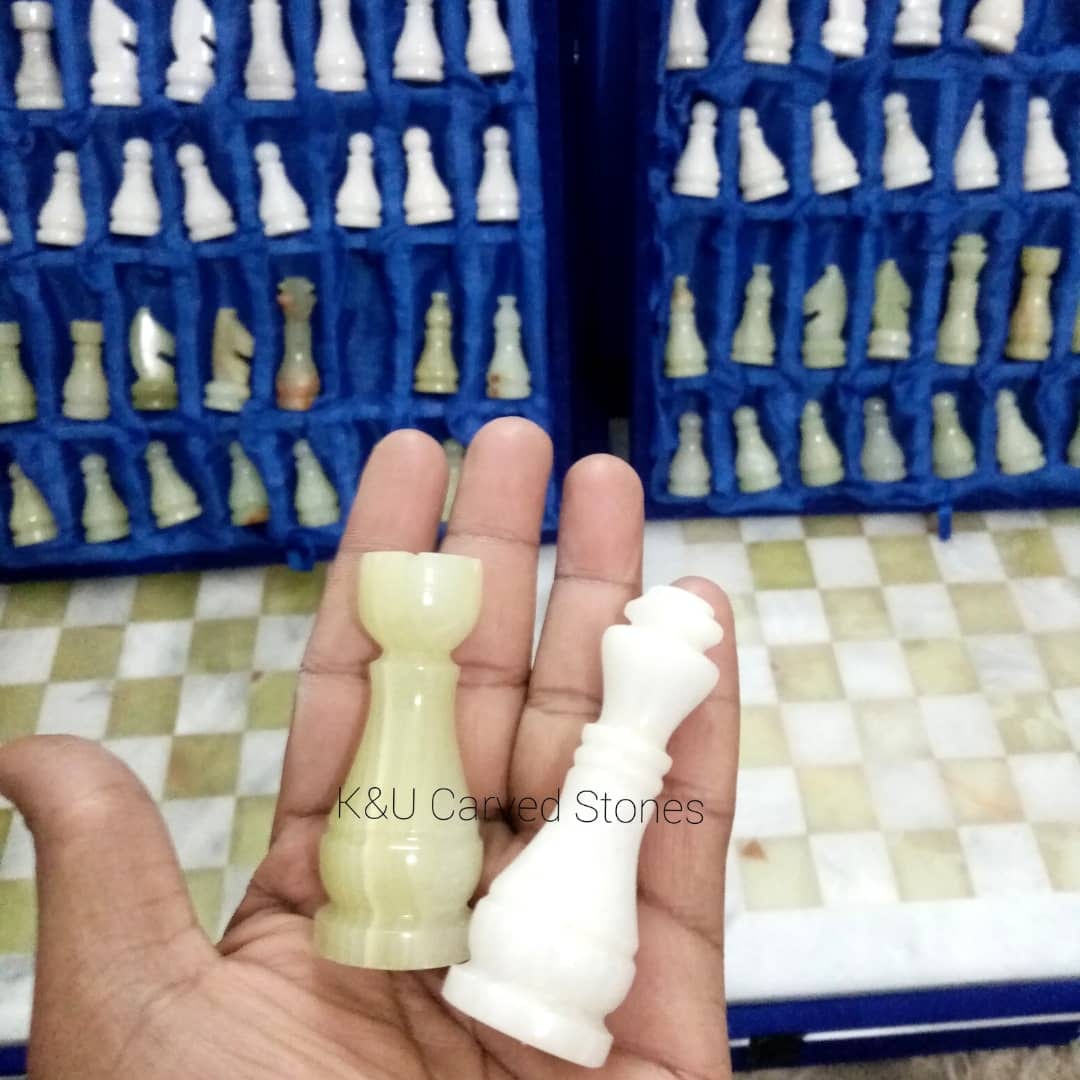 Onyx Marble Chess Board Set - view 6