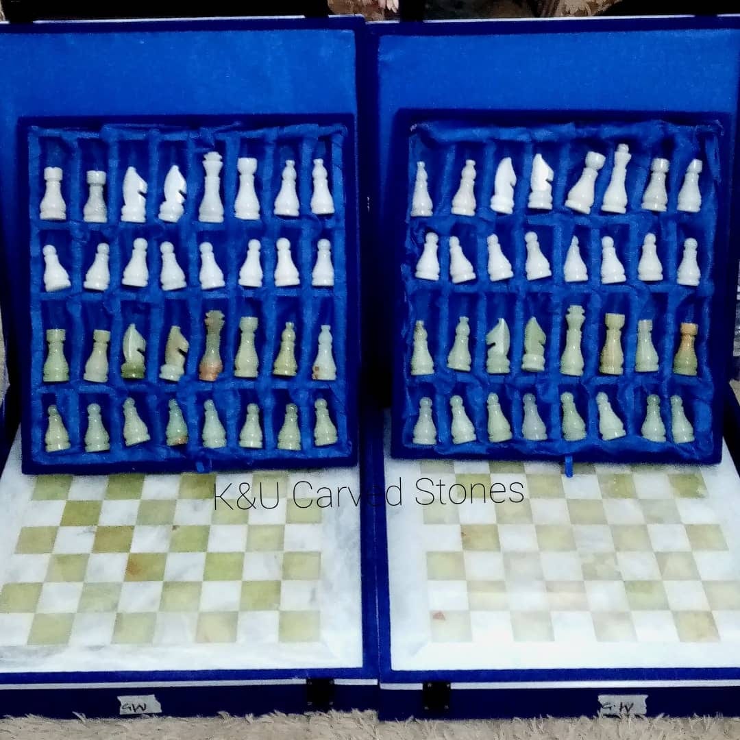 Onyx Marble Chess Board Set - view 4
