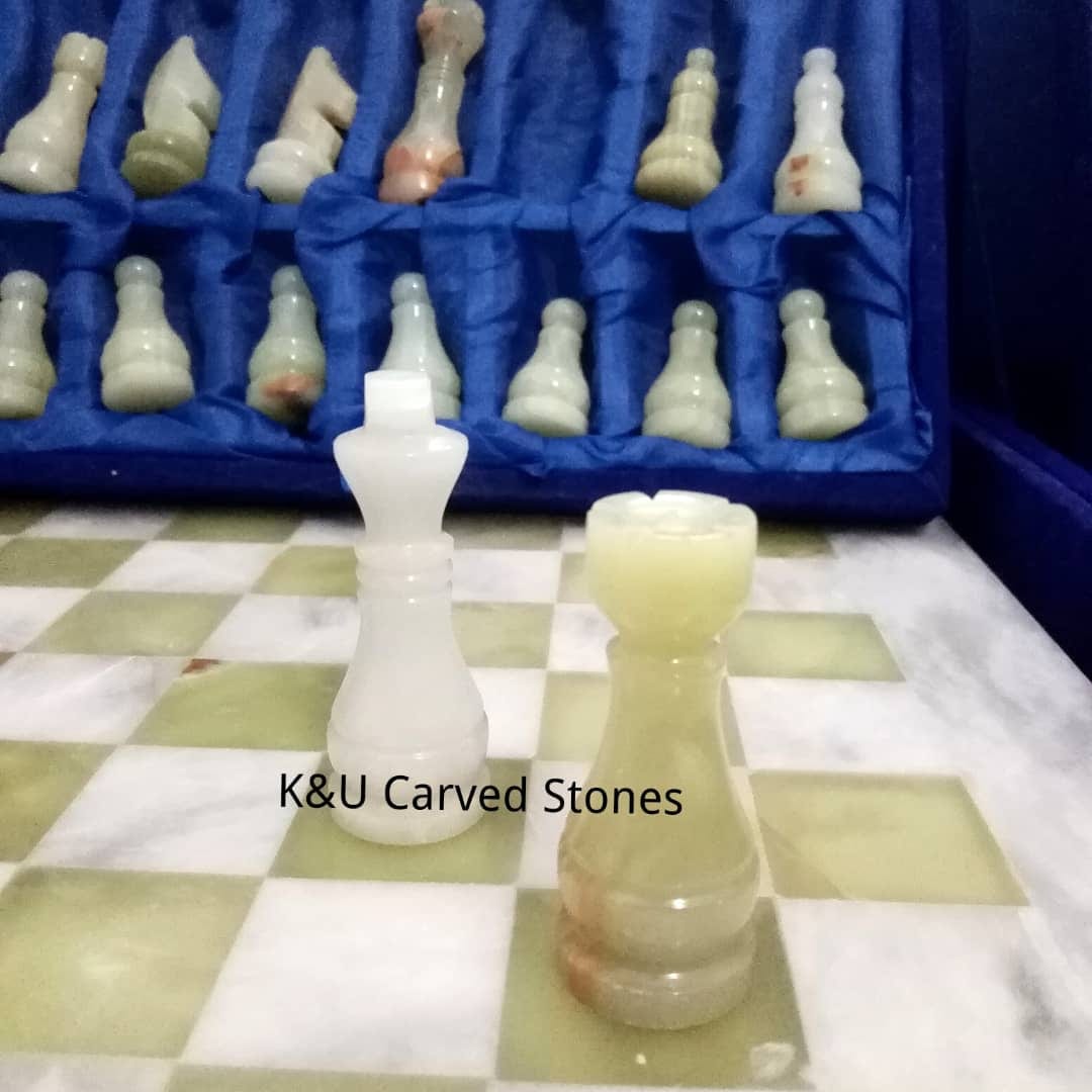 Onyx Marble Chess Board Set - view 3
