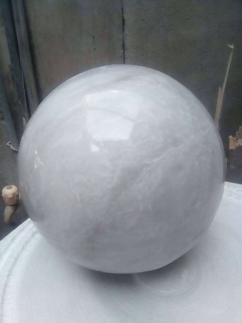 White Marble Balls Set of 3 - view 4