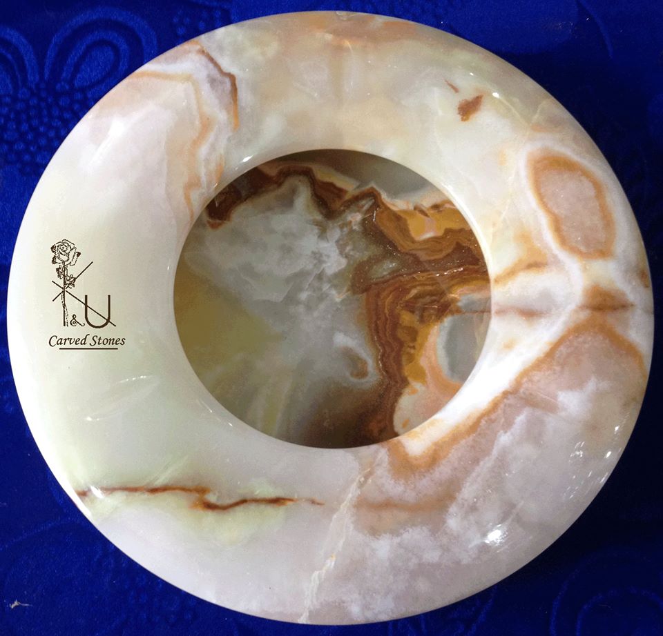 Onyx Marble Ashtray — Multi Shade