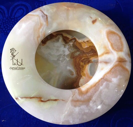 Onyx Marble Ashtray — Multi Shade