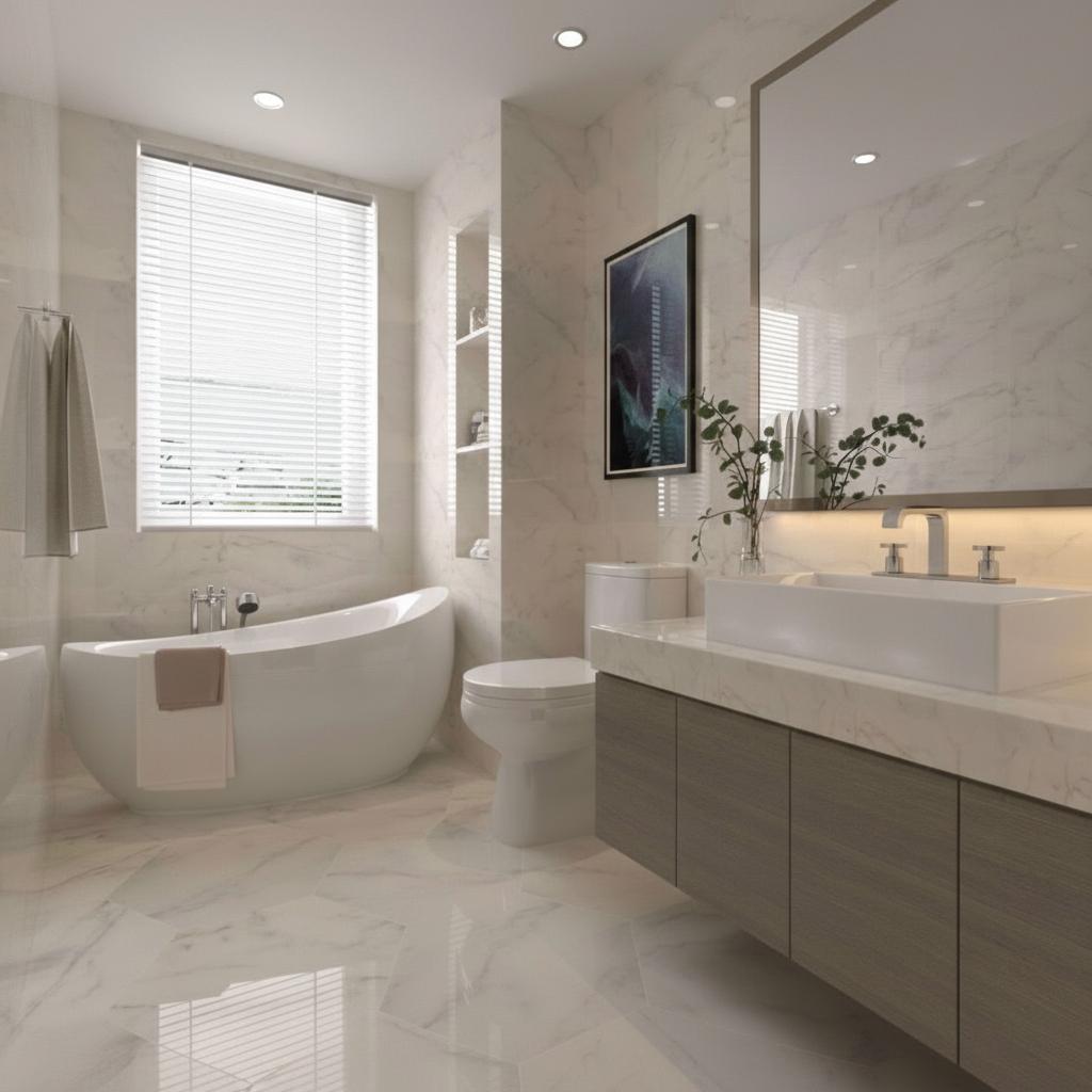 Marble Bathroom Tiles
