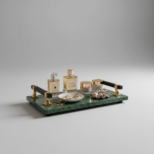 Green Premium Marble Tray