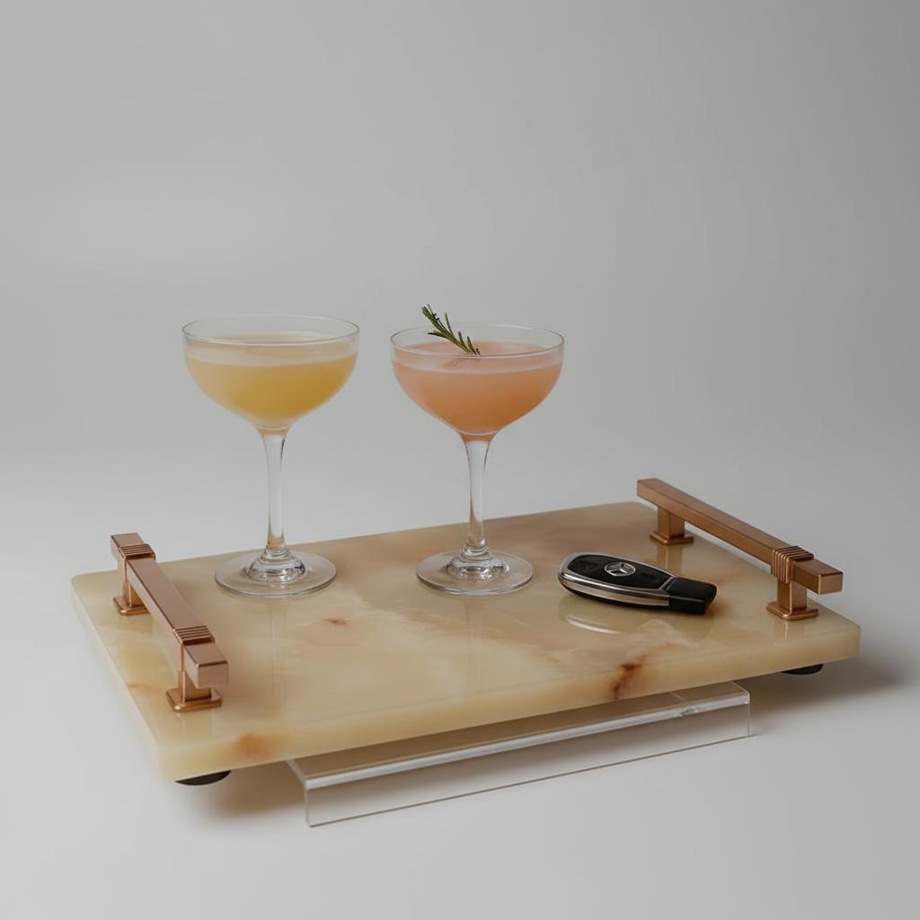 Onyx Luxury Marble Tray