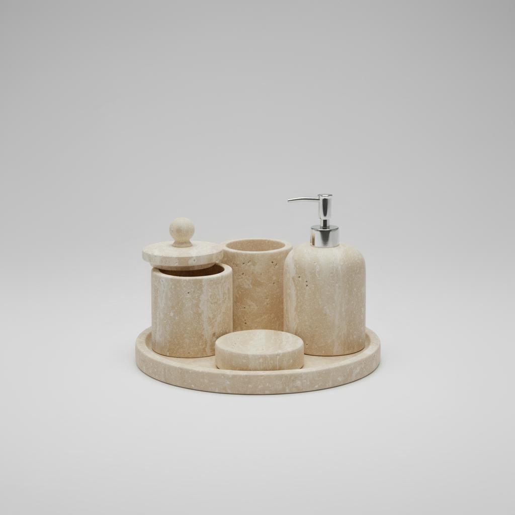 Travertine Bathroom Set-7