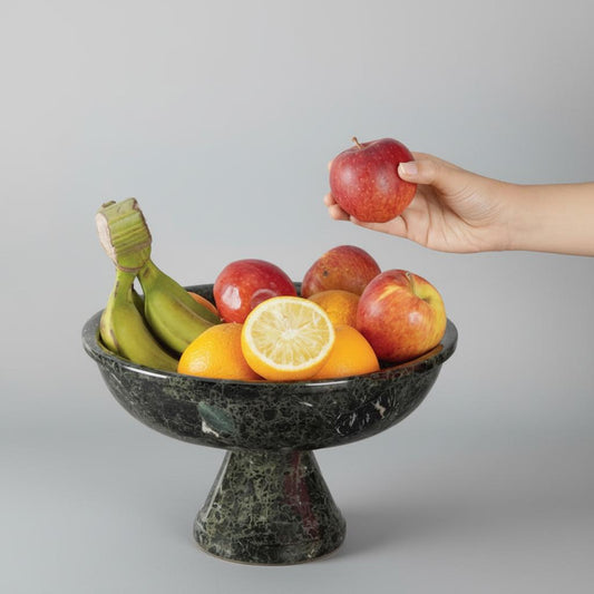Marble Fruit Bowl Stand 12 Inches